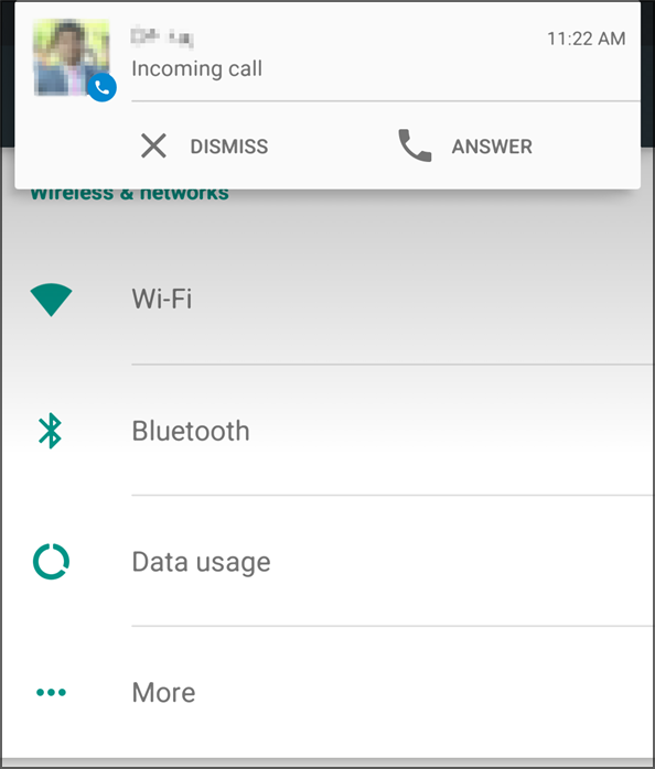Call Notification