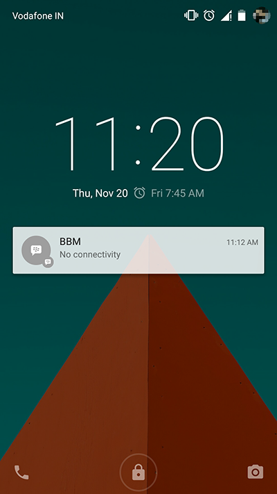 Locked Screen Notifications