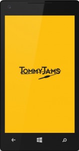 Tommy Jams mobile app