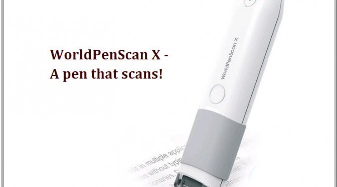 WorldPenScan X pen scanner