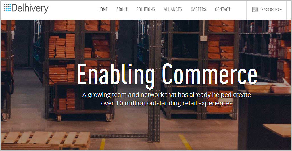 Delhivery website