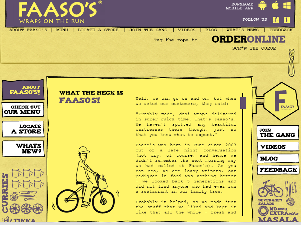 faasos website