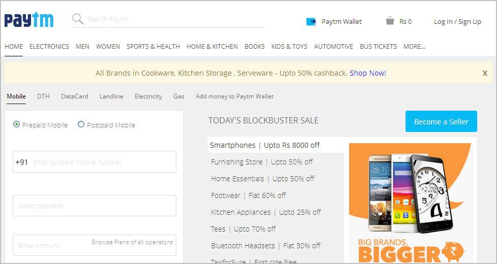 paytm website