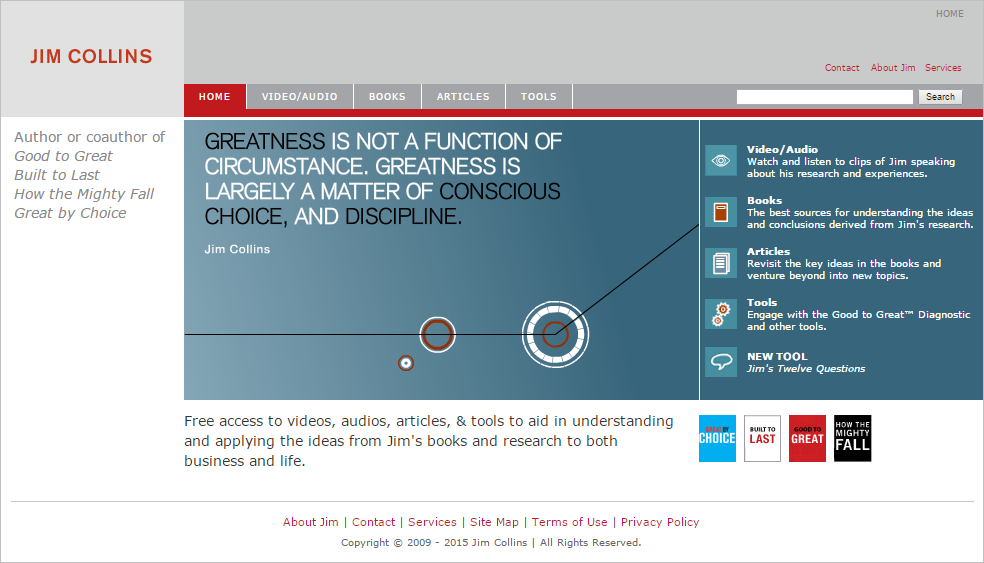Jim Collins Website
