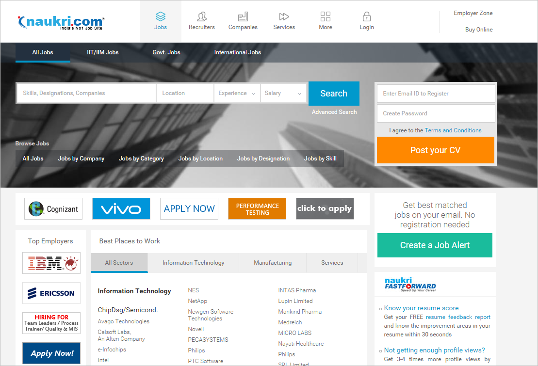 naukri website