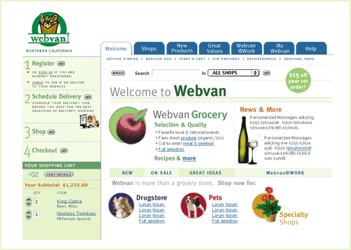 webvan instacart