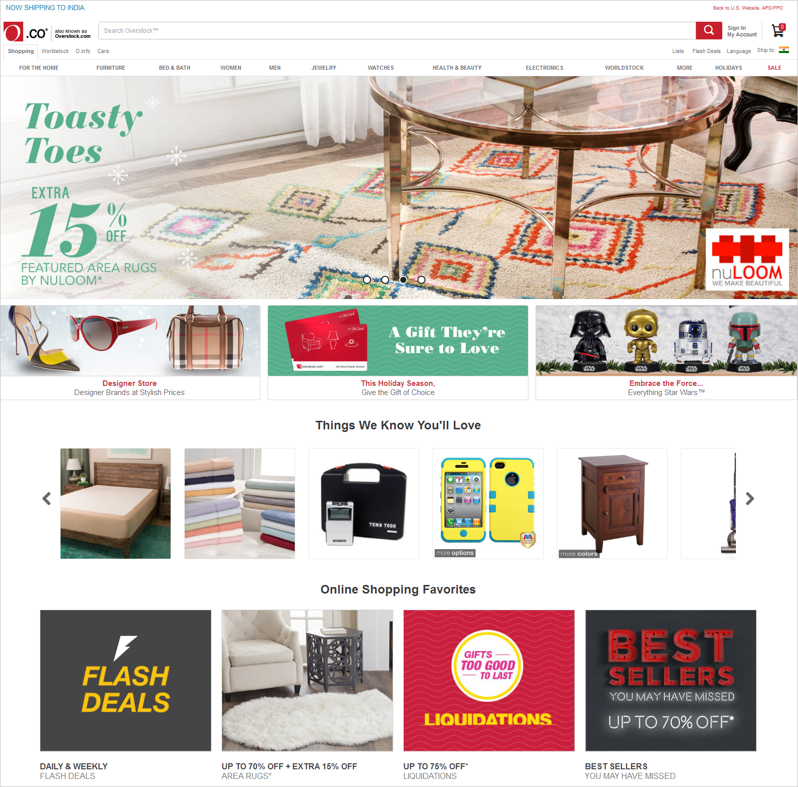 overstock